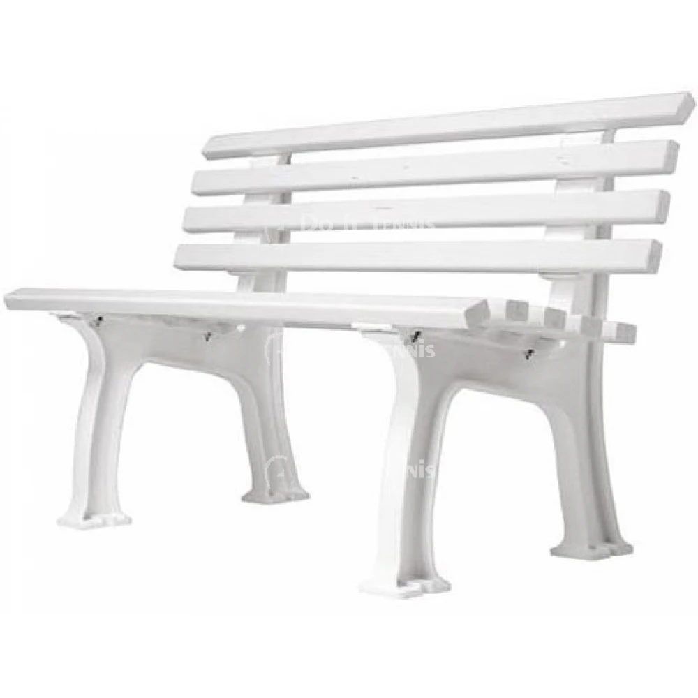 Gamma Courtside Tennis 4-FootPolybench (White Or Green) 3 Gamma Courtside Tennis 4-FootPolybench (White Or Green)