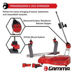 GAMMA Progression II 200 Tennis Stringing Machine -Tennis Pro Shop gamma progression ii 200 tennis stringing machine MG20011 image2 1000 1000