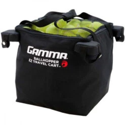 Gamma EZ Travel Cart Pro 250 Ballhopper Bag -Tennis Pro Shop gamma tennis ballhopper ez travel cart 600x600 1000 1000