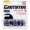 Gamma Pro Wrap Overgrip (3 Pack) -Tennis Pro Shop gamma pro wrap tennis racquet overgrip 3 pack 1 1000 1000