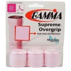 Gamma Supreme Overgrip (3-Pack, Assorted Colors) -Tennis Pro Shop gamma supreme tennis racquet overgrip 3 pack pink 1000 1000