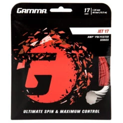 Gamma JET 17g Tennis String (Set) -Tennis Pro Shop gj20 red 17 gamma amp jet 17g red set 1000 1000