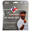 Laserfibre JB Tour 100 17g Silver Tennis String (Set) -Tennis Pro Shop lfss106 laserfibre jb tour 100 silver tennis string set 1000 1000