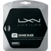 Luxilon Savage Black 127 16g Tennis String (Set) -Tennis Pro Shop luxilon savage black 127 16g 1000 1000