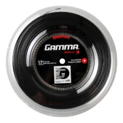 Gamma MOTO 16g Tennis String (Reel) -Tennis Pro Shop moto string reel 200m from gamma black 1000 1000