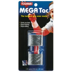 Tourna Mega Tac Overgrip (2 Pack) -Tennis Pro Shop mt 2x bk 1000 1000