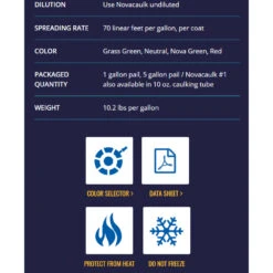 Nova NovaCaulk Tennis Court Surface Crack Repair #2 (1 Gallon Pail) -Tennis Pro Shop nc2 1000 1000
