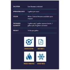 Nova NovaTex Textured Tennis Court Line Paint (1 Gallon Pail) 6 Nova NovaTex Textured Tennis Court Line Paint (1 Gallon Pail) -Tennis Pro Shop nova novatex 1 gallon pail line paint 1000 1000