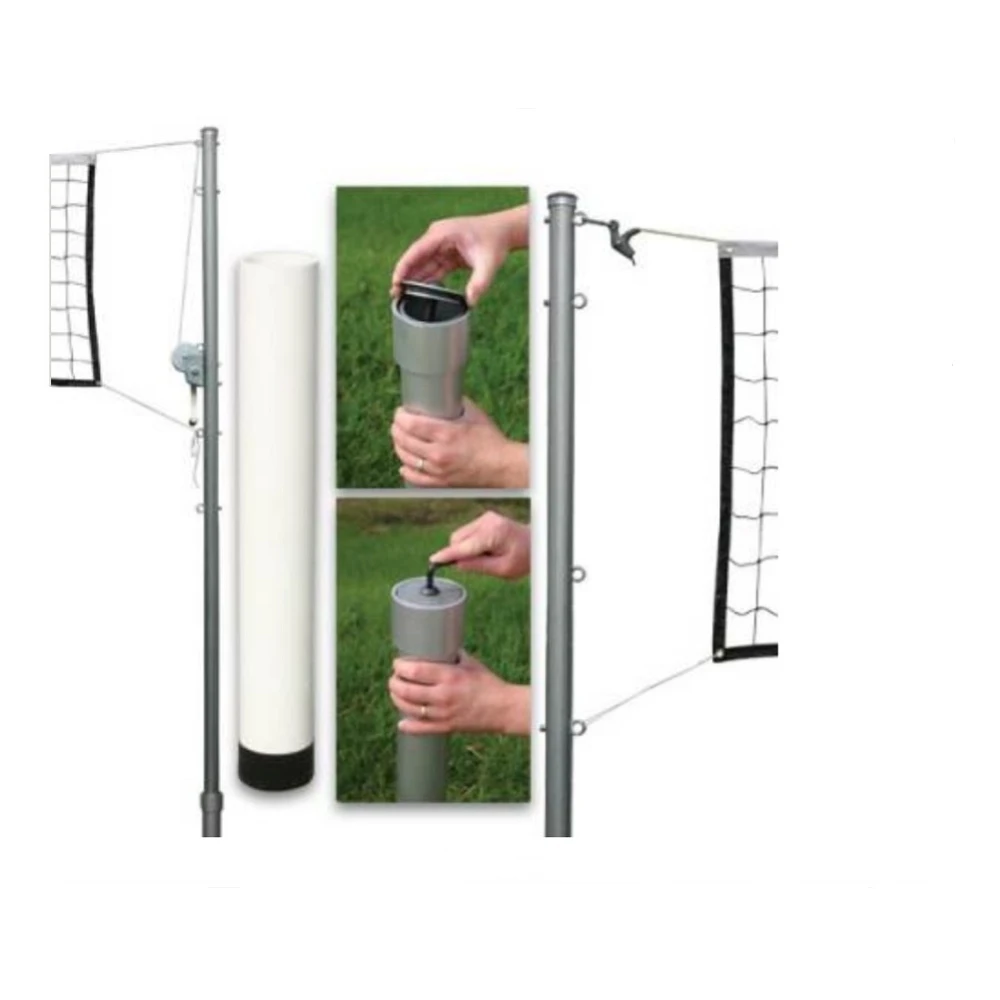 Outdoor Volleyball Set (Steel Top & Sleeve), #VBPK2 3 Outdoor Volleyball Set (Steel Top & Sleeve), #VBPK2