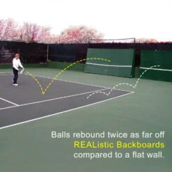 REAListic Dual-Curved Tennis Backboard 8’H X 16’W -Tennis Pro Shop realistic tennis backboards ball bounce 19434148415439712801280 5 1000 1000