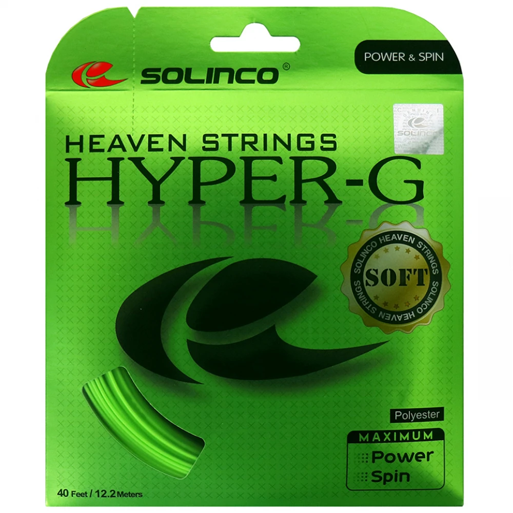 Solinco Hyper-G Soft 16L Tennis String (Set) 3 Solinco Hyper-G Soft 16L Tennis String (Set)