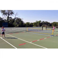 OnCourt OffCourt 18-Foot QuickStart MultiNet System -Tennis Pro Shop tamun oncourt offcourt 18 quickstart multinet portable tennis net system 3 1000 1000