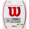 Wilson Synthetic Gut Power 16g Yellow Tennis String (Set)